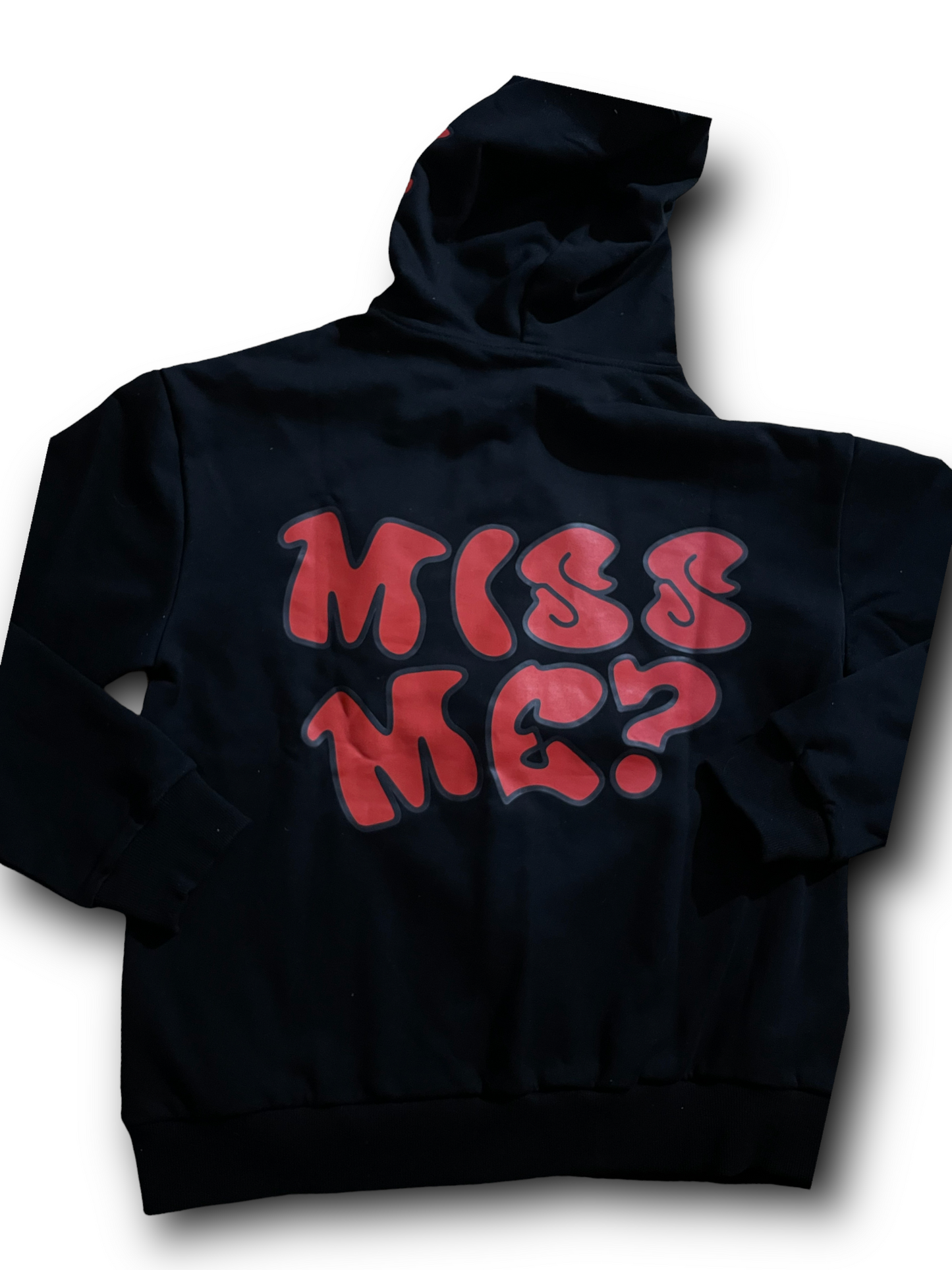 MISS ME? Black Full-Zip